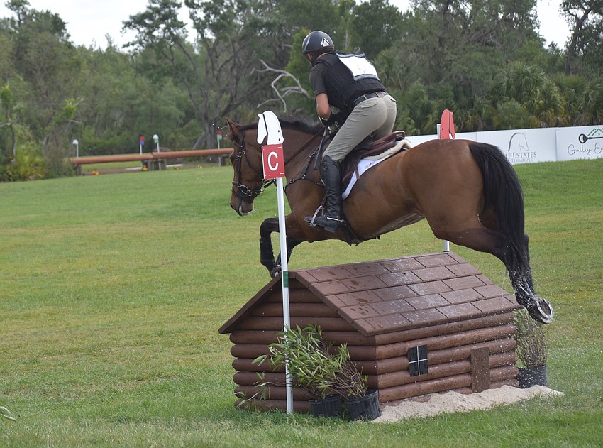 Some of the horses were powerful enough to jump over a house, as Great Britain's Leslie Law does aboard Countless Cooley at TerraNova.