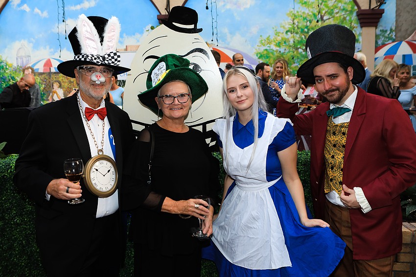 Ken and Carolyn Woodworth with Elizabeth Unruh and Brendan Assaf with Ringling Royals