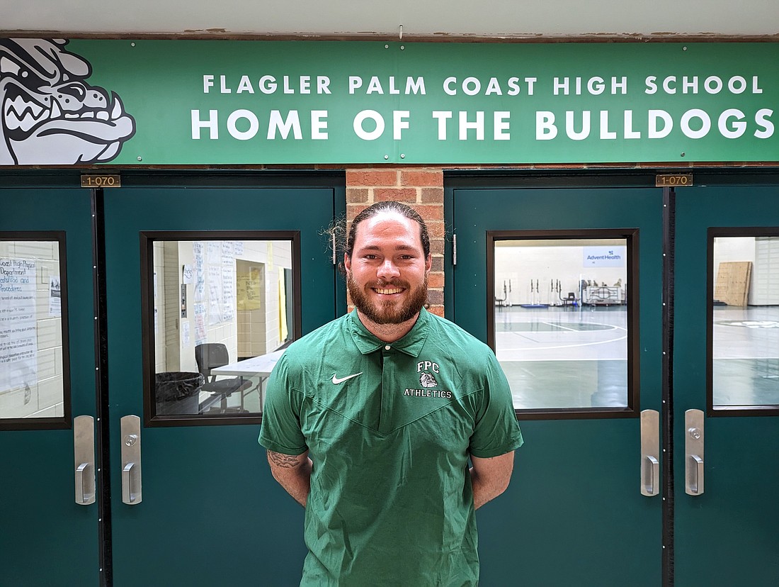 Daniel Fish is the new head football coach at Flagler Palm Coast. Photo by Brent Woronoff