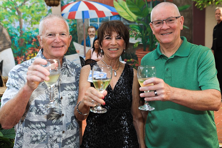 Tom and Nancy Flanagan with David Sandblom