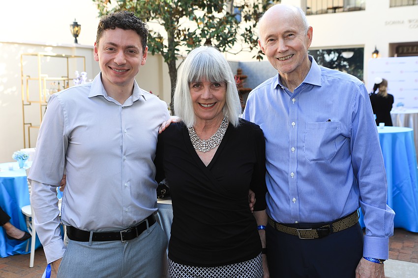 Dominic Cheli with Sharon and Jim Westby