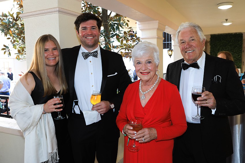 Mary Keogh and Sam Donahue with Carol and Les Brualdi