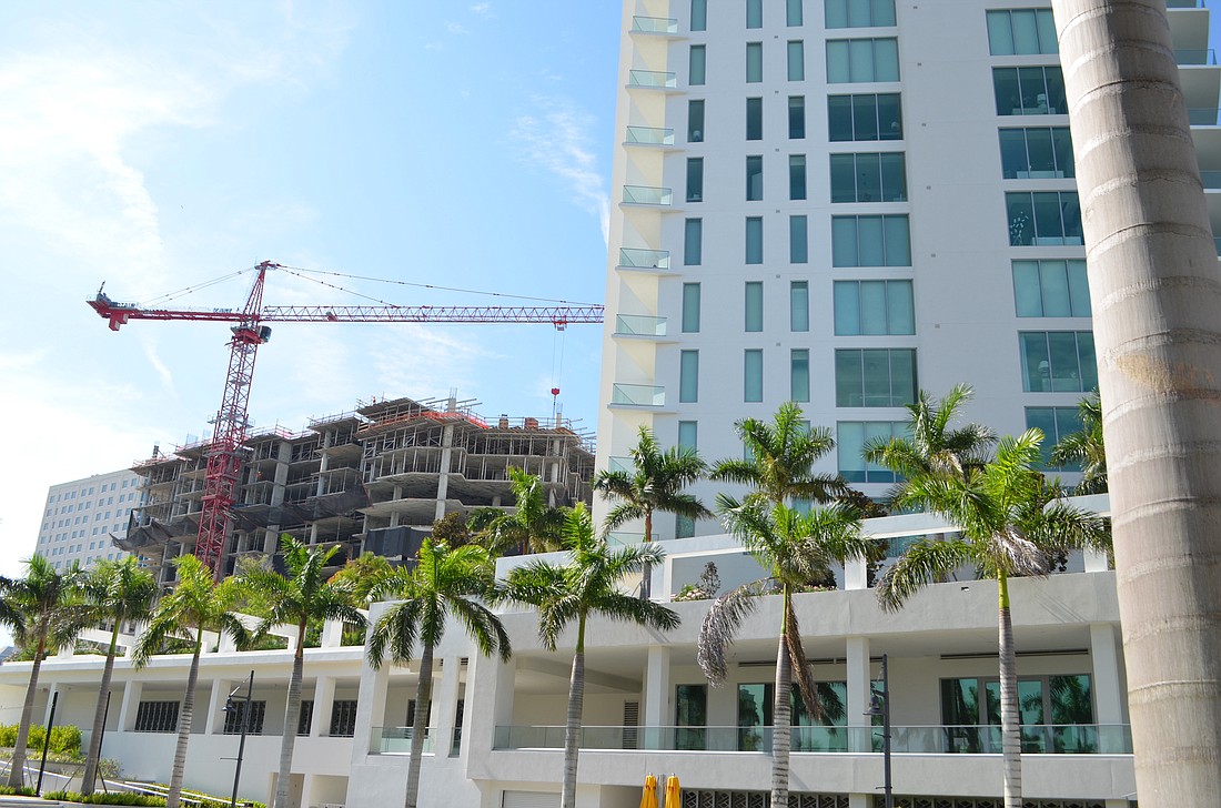 The Sarasota downtown and bay front luxury condo market remains robust among second home buyers.