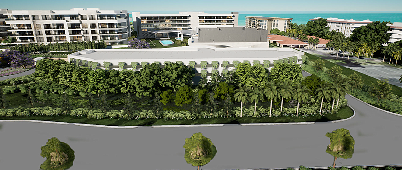 Changes to St. Regis parking plans include landscaping to disguise the structure.