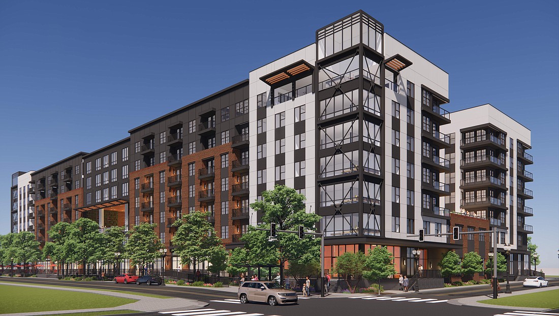 Trevatogroup.com says Block Nine comprises 293 multifamily units, 7,000 square feet of retail space and 5,000 square feet of co-working space. It says construction is anticipated to start in mid-2024 at a cost in the mid-$100 million range.