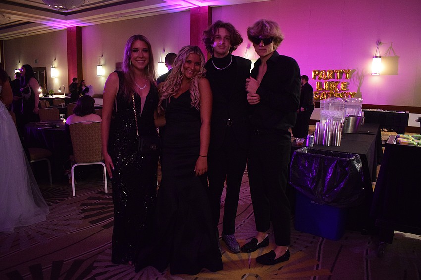 Seniors Grace Smith, Riley Nader, Jacob Childress and Jake Young say being at prom is amazing.