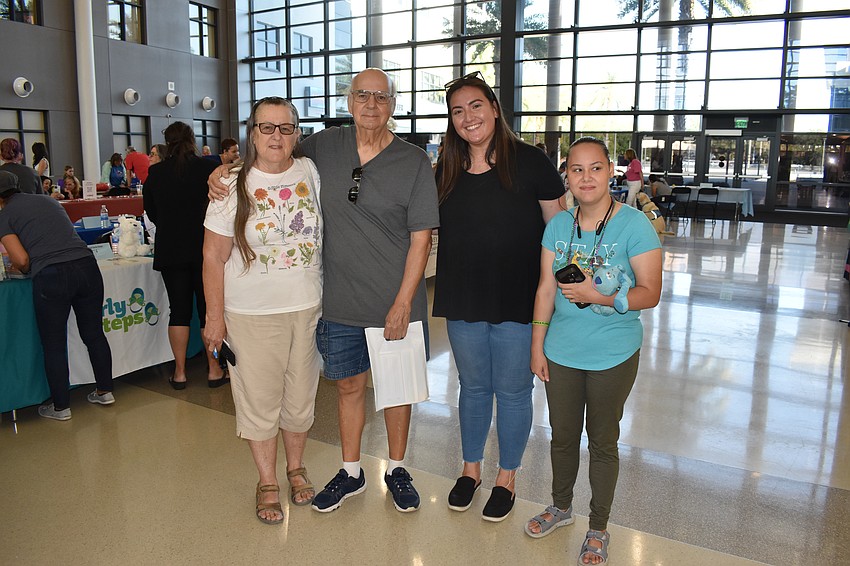 Christine and Matthew Nicosia, Nicole Goldberg, and Savannah Nicosia