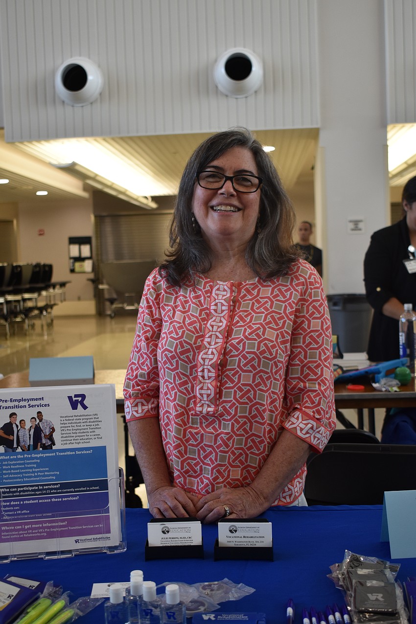 Julie Perrini, a Sarasota vocational rehabilitation supervisor with the Florida Department of Education.