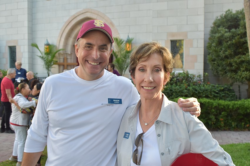 Church of the Redeemer members Mason Ayres and Laura Burness helped organize the event.