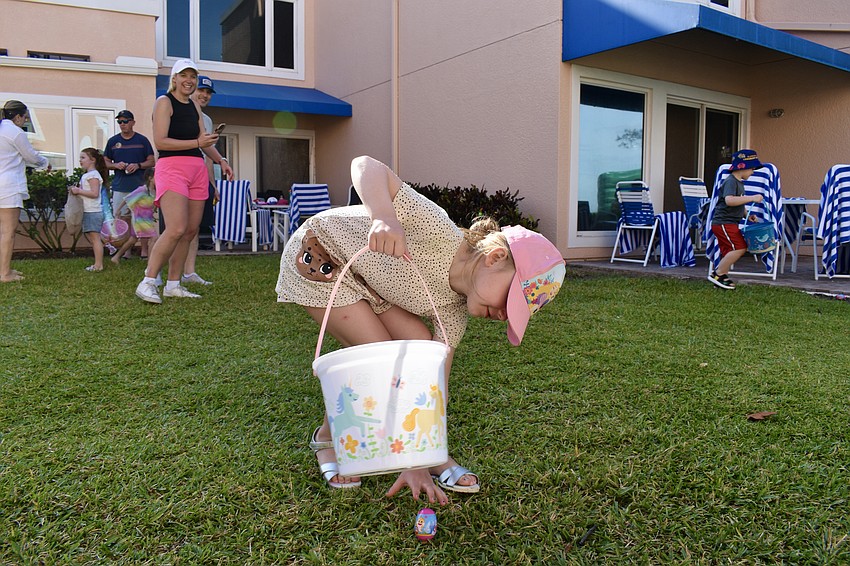 Nora Murphy finds an Easter egg.