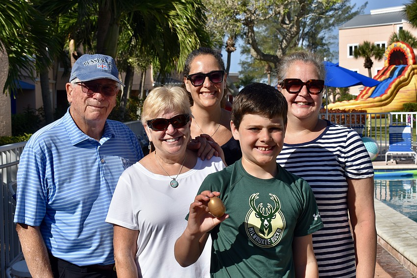 Jan and Deb Pearce, Dory and Ben Weber and Kate Pearce