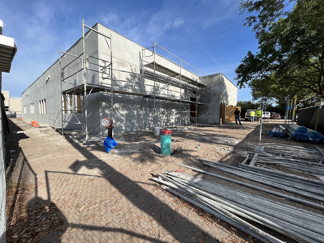Freedom Elementary School's eight-classroom addition is expected to be complete in July.