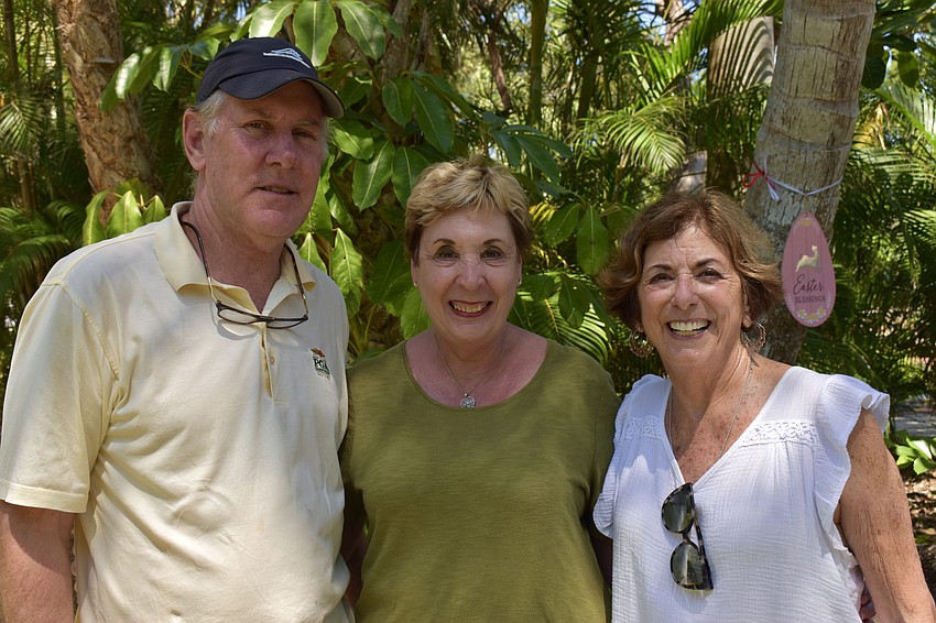 Chapel helpers David Stone, Karen Pashkow and Lesley Rife