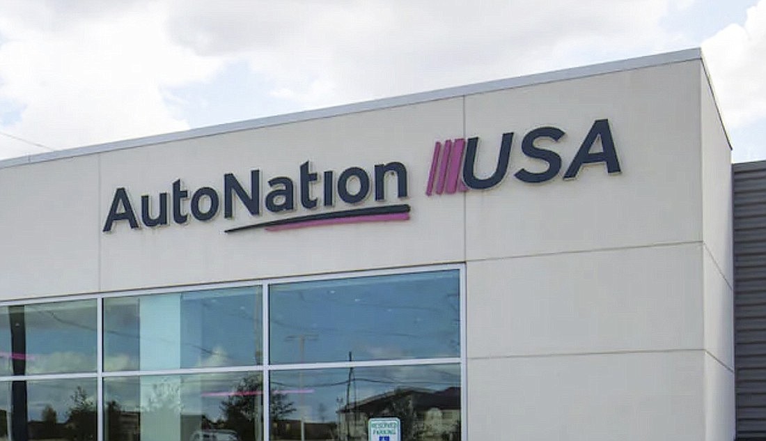 The 20,378-square-foot AutoNation USA dealership and showroom is under development in Atlantic North at northwest Kernan and Atlantic boulevards.