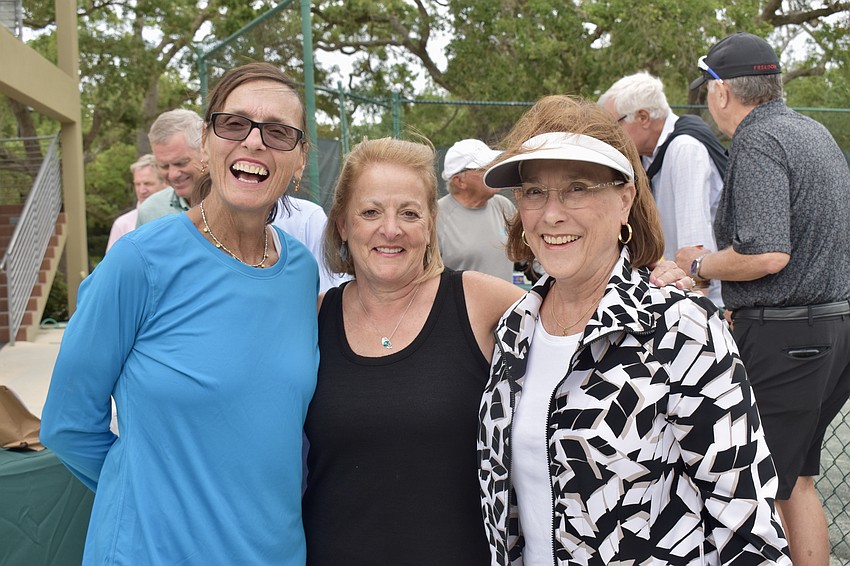 Mary Jane Waite, Sandy Campbell and Jeanne Muntan
