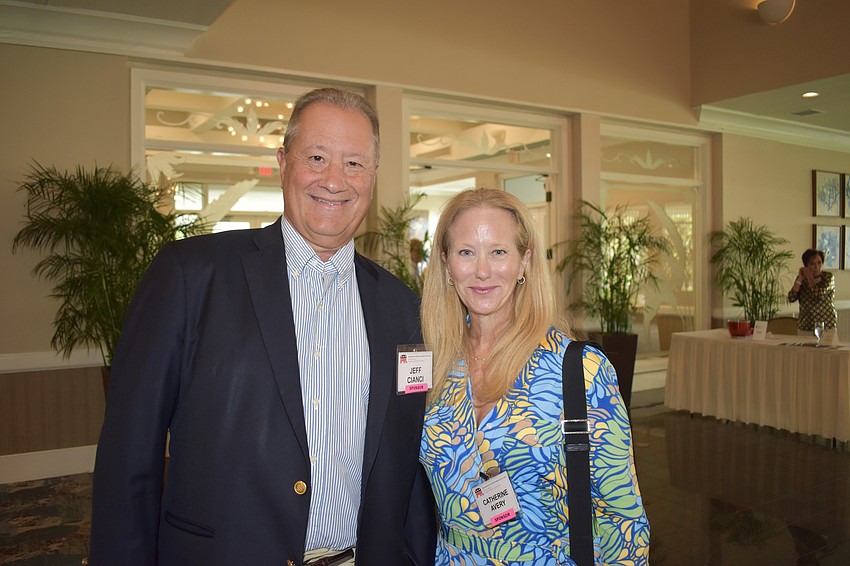 Jeff Cianci and Catherine Avery of Catherine Avery Investment Management, the event's sponsor.