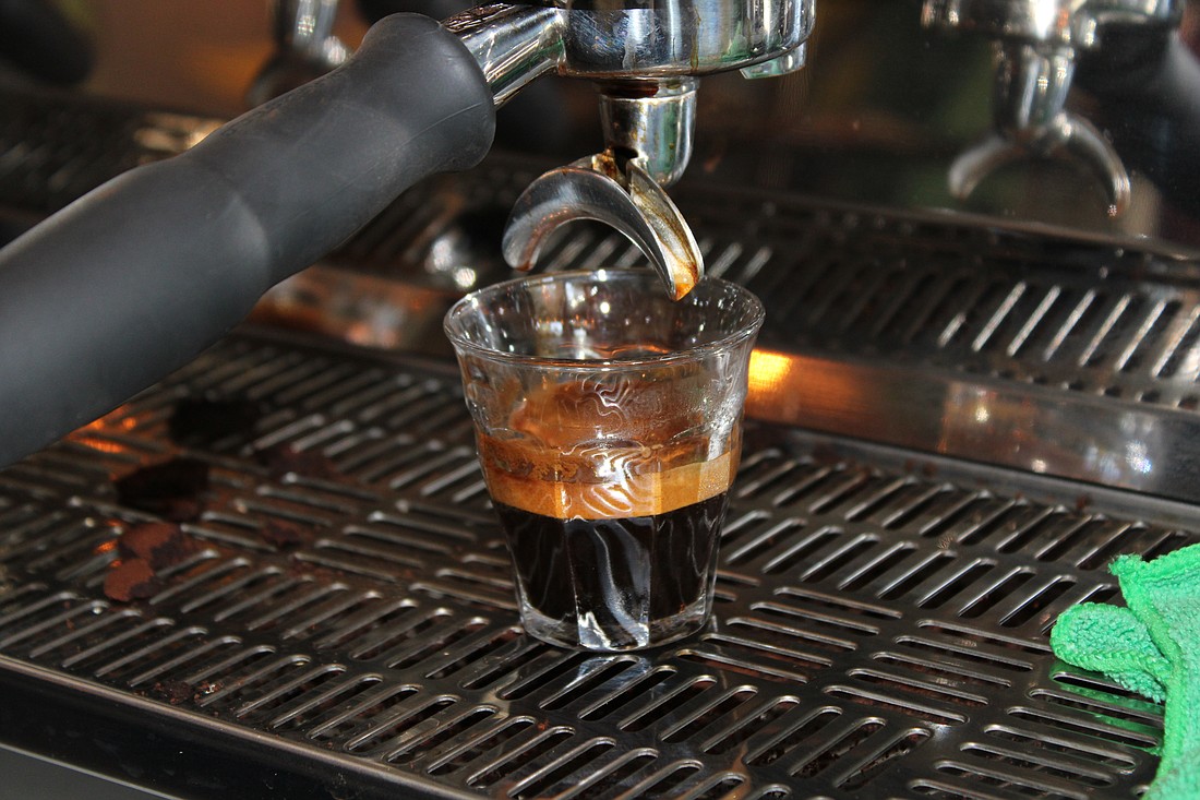 Fresh espresso at Foxtail Coffee Co. Photo by Alexis Miller