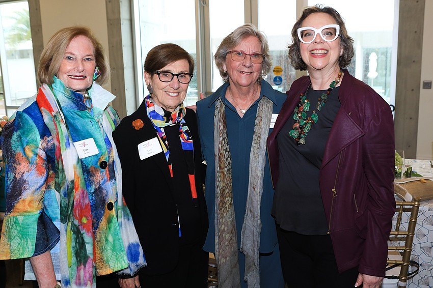 Ellen Berman, Lois Stuhlberg, Katherine Martucci and guest artist Janet Echelman