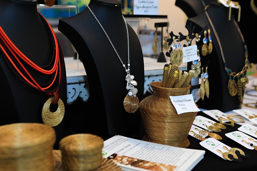 Guests bought items from pop-up vendors.