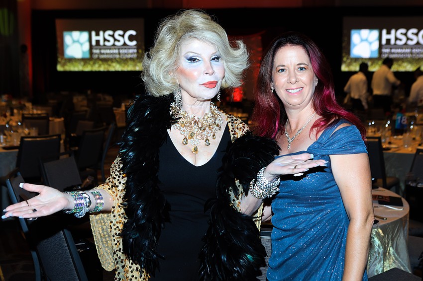 Linda Axelrod as Joan Rivers with Executive Director Anna Gonce