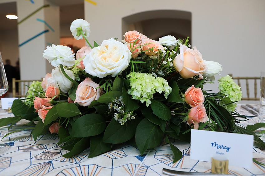 Guests met for dinner following the speaker segment.