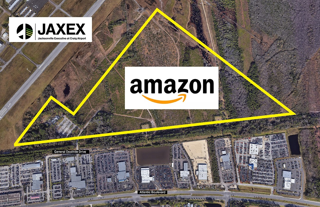 site of the proposed Amazon.com delivery station at Craig Airport.