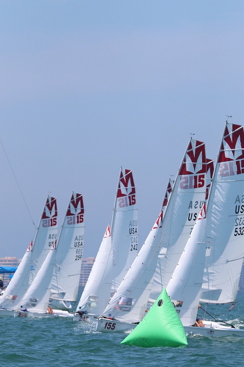 The anticipation at the starting line.