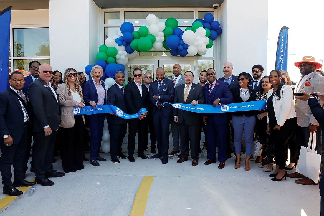 With Tampa Mayor Jane Castor, company executives and community members in attendance, Fifth Third Bank held a ribbon-cutting ceremony for its new East Tampa branch on April 18.