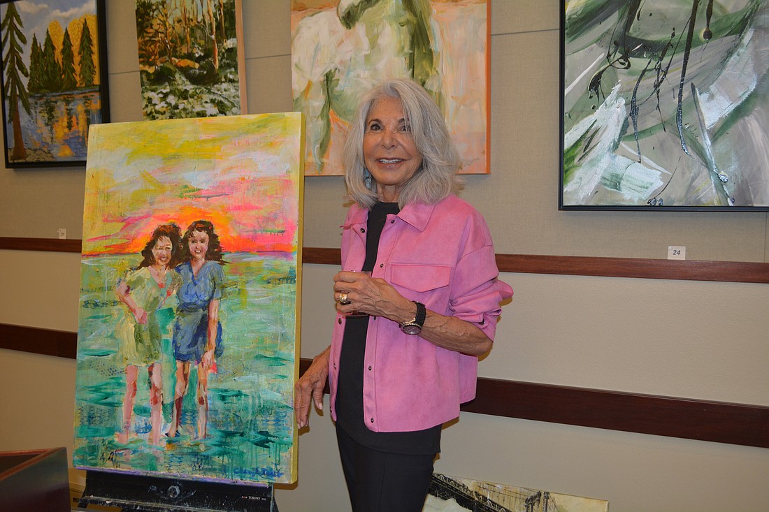 Cheryl Taub, local artist, has a master's in art education and has been creating art all her life.