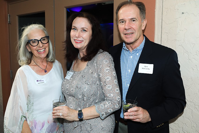Event chair Sandi Chapnick, Vanessa Jones and Ken McCarthy