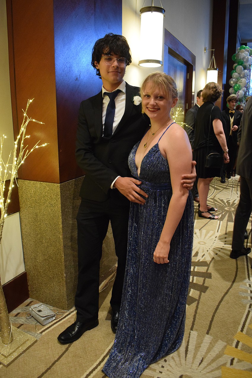 Senior Grayson Guevara and Briana Bird can't wait for more people to hit the dance floor so they can join in on the fun.