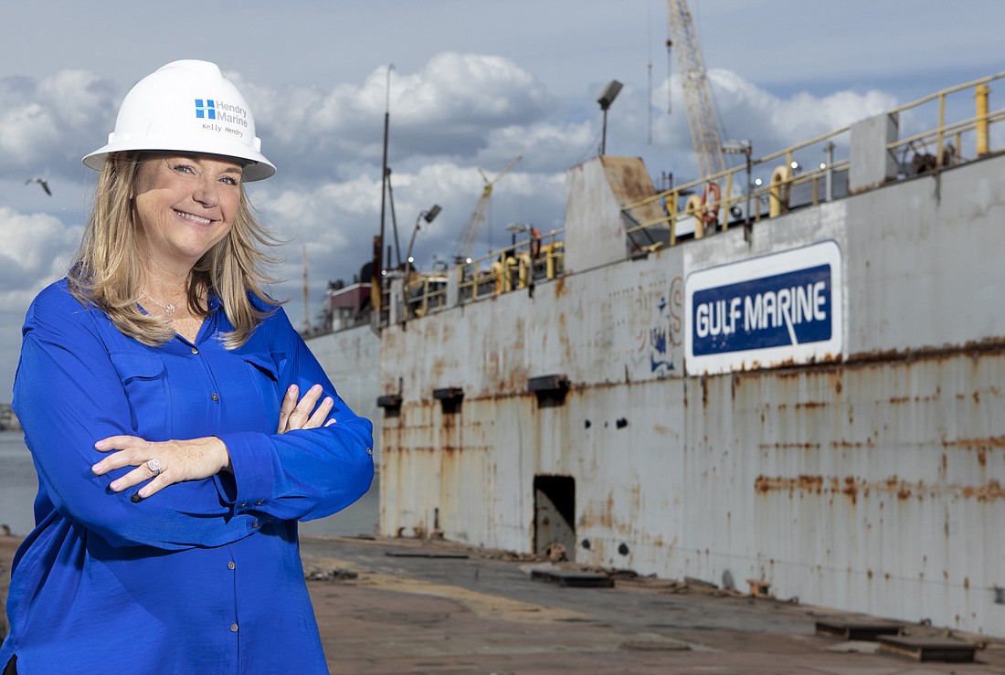 Kelly Hendry became president of Tampa-based Hendry Marine Industries Inc. in 2019.