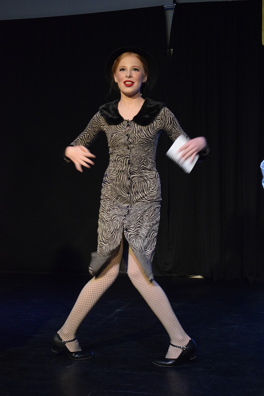 Lucy Fox has fun playing Mary Sunshine.