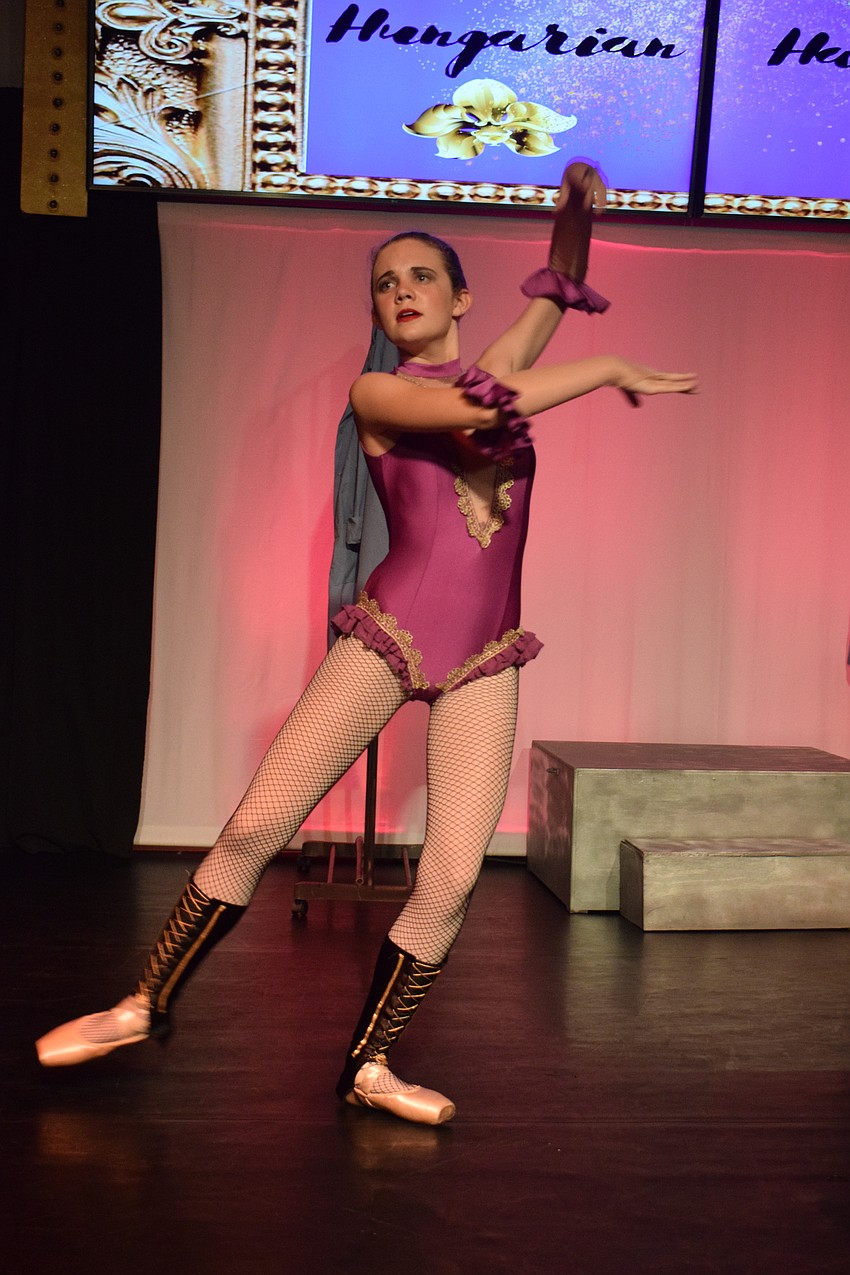 Morgan Kessler captivates the audience with her ballet as Hunyak, a murderess who always claimed she was not guilty.