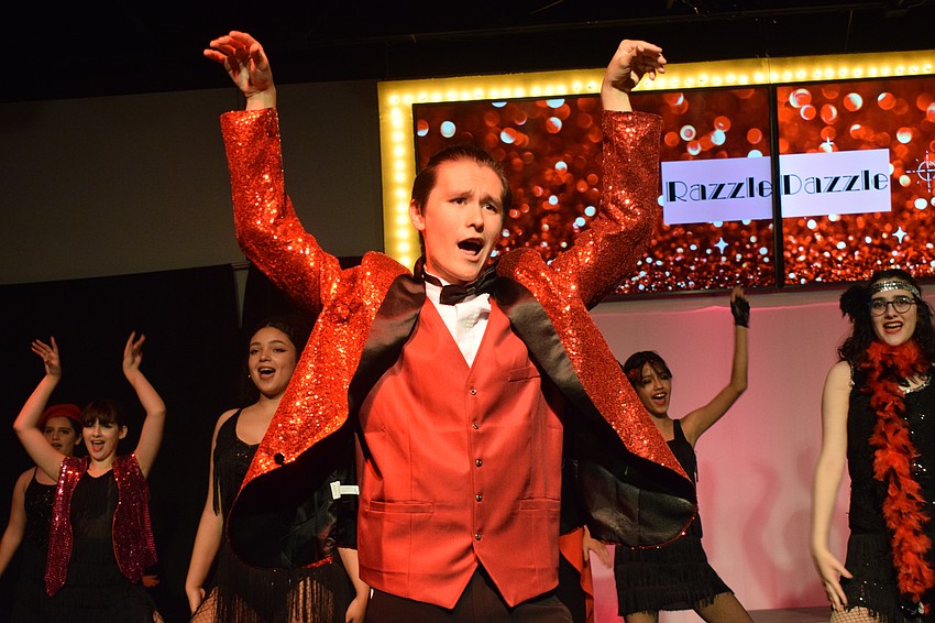 Alan Khusniyarov puts on the razzle dazzle as Billy Flynn.