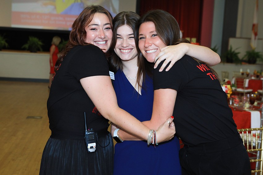 Tallulah Samberg, honoree Charlotte Bauman and Claudia Lagnese