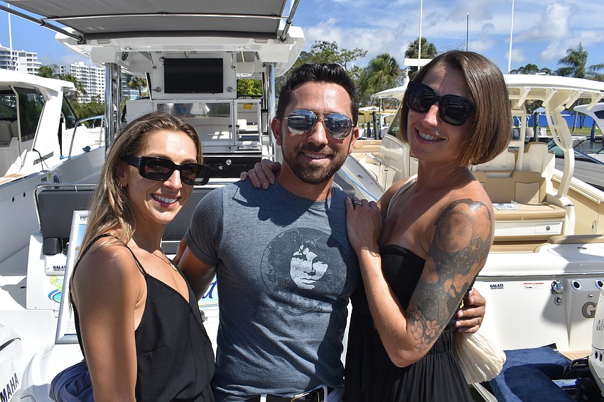 Madeline Giordano, Guy Salani, and Jenna Salani