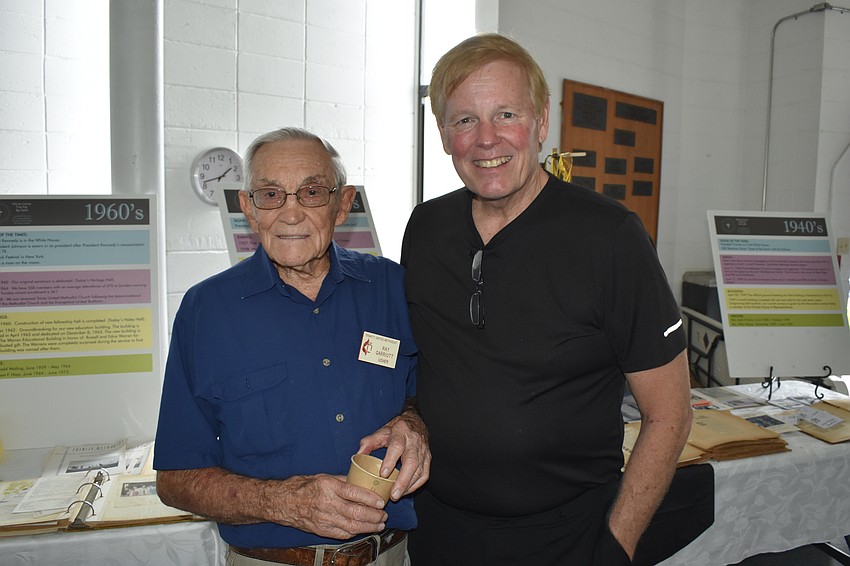 Ray Garriott first attended the church in 1955, and Rev. Jerry Milner, who served at the church from 2004-2014, officially welcomed Garriott in as a member.