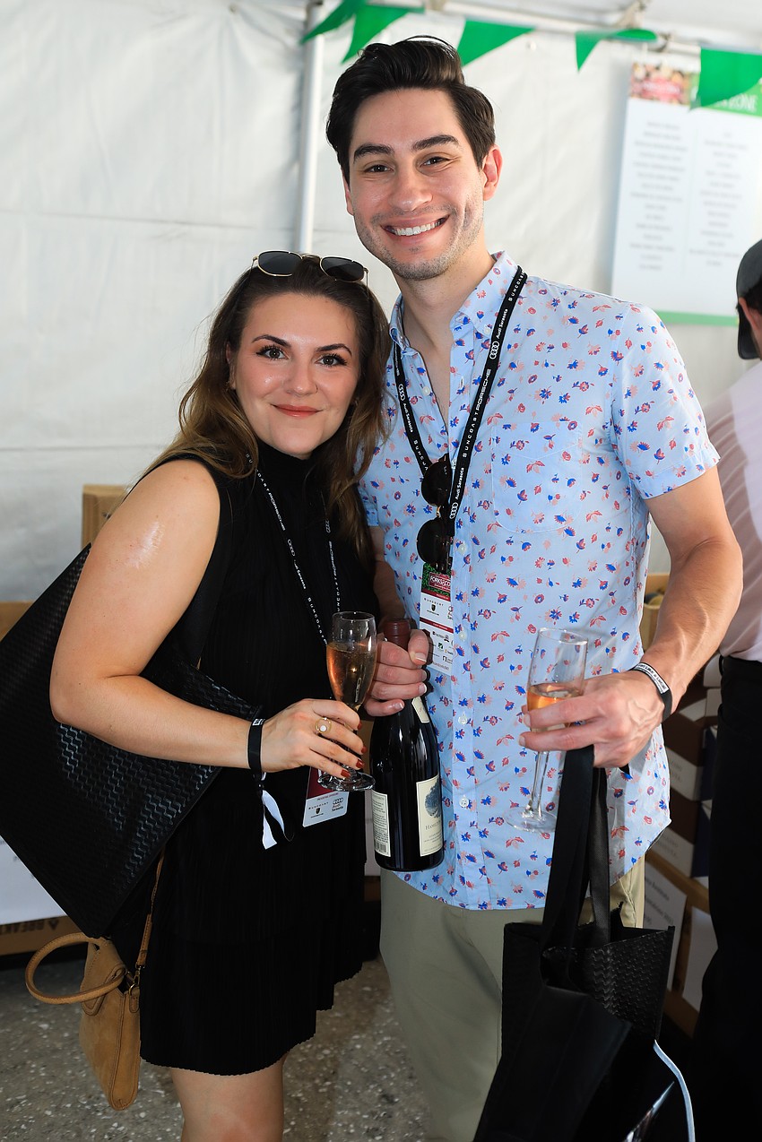 Bianca Manos and Justin Senior