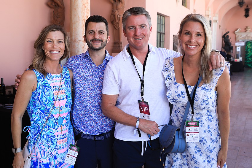Ashley and Ryan McIntyre with Mike and Cassie Boyle