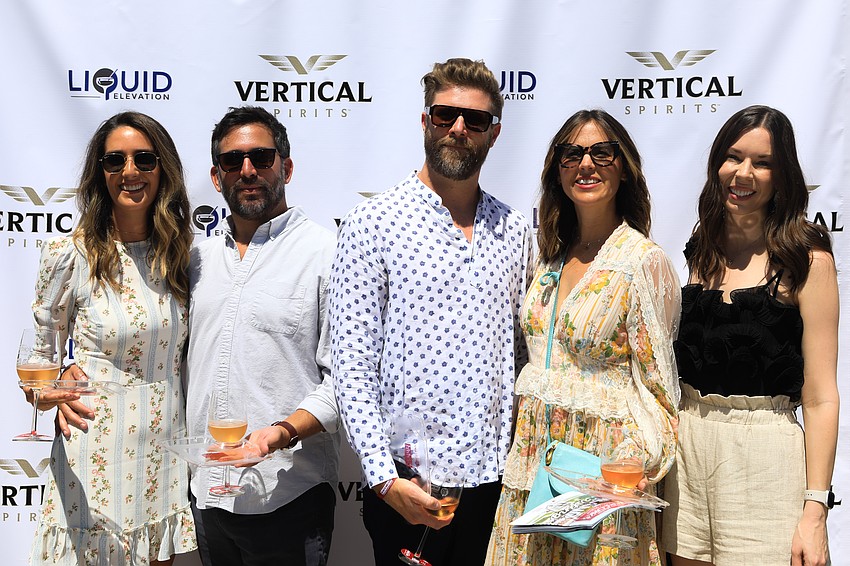 Isabelle Finley, Alex Robinson, JB and Ali Leeming with Kelly Dowd