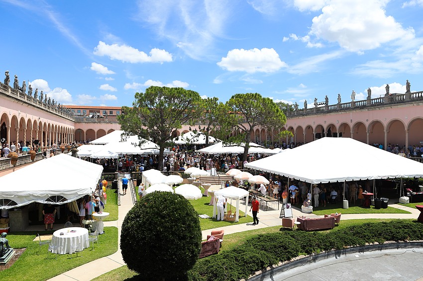 Guests filled the Ringling Museum.