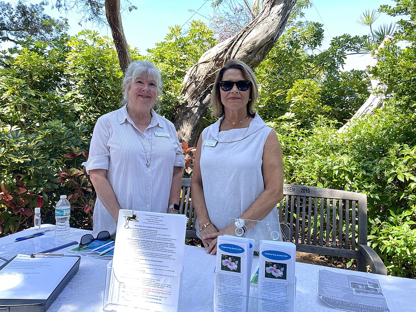 Susan Mason and Kathryn Ruscitto of the Longboat Key Garden Club