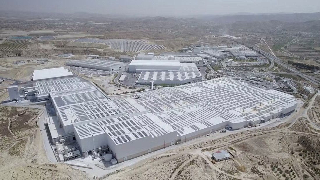According to a 2019 Canadian Interiors report, the Cosentino Group Industrial Park in Almeria, Spain is more than 21.5 million square feet.