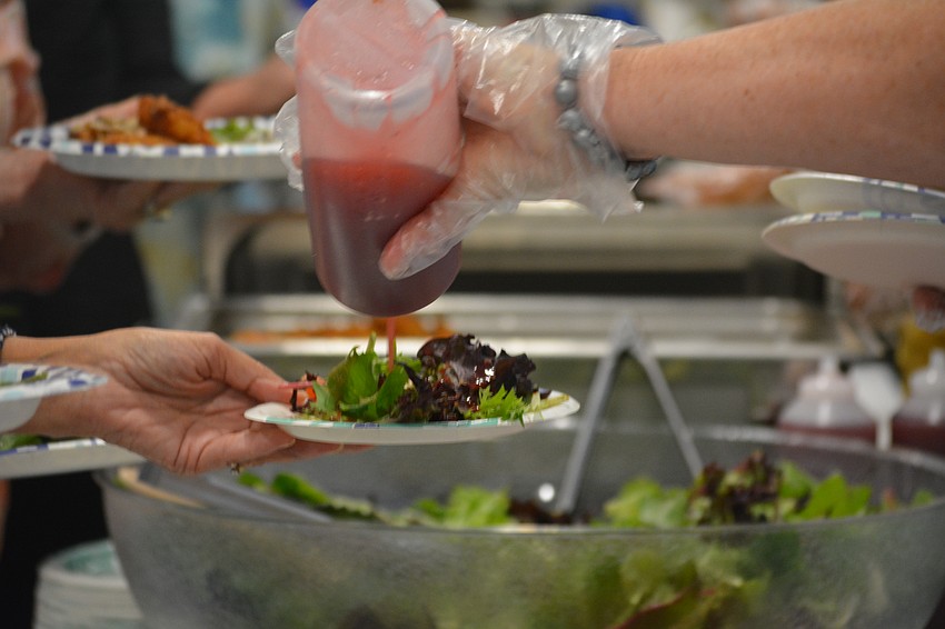 The Star of the Sea Women's Guild luncheon was catered by Lazy Lobster.