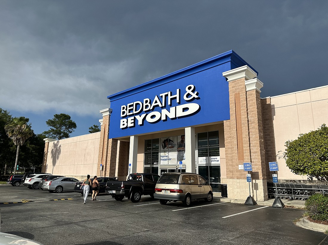 Bed Bath & Beyond at 8801 Southside Blvd. in Timberlin Village started 10% off sales April 26 as the company liquidates.