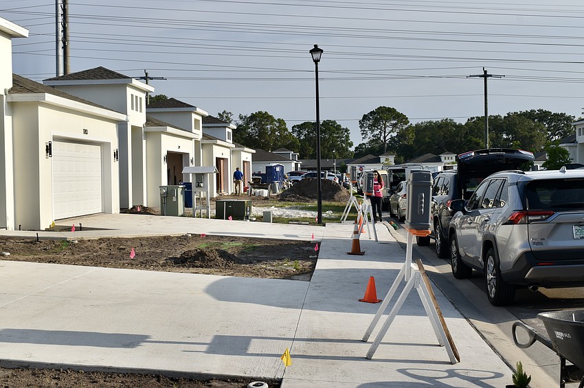 Habitat's goal is to have all 40 homes completed in the Hammock Place community by the end of 2024.