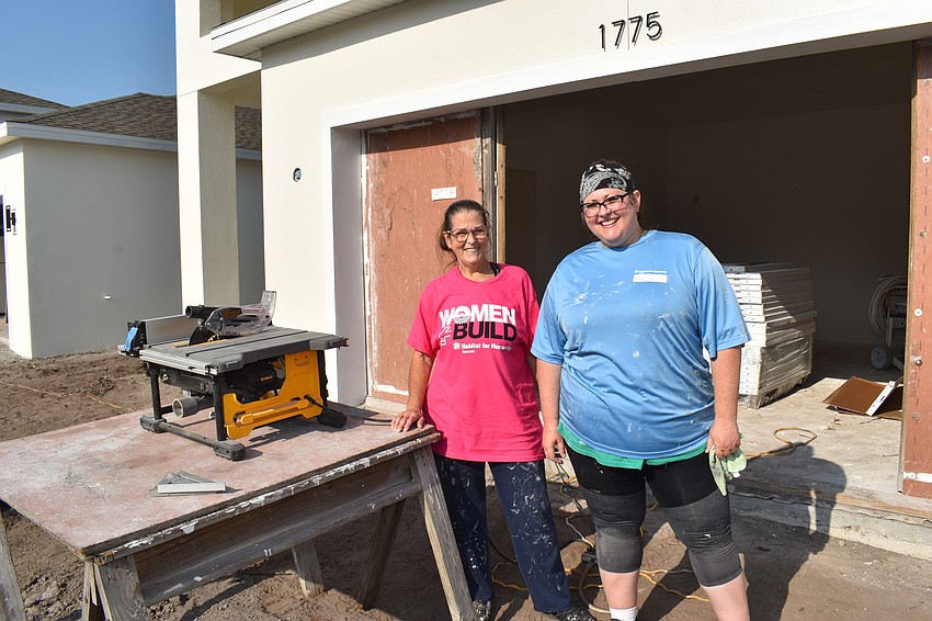 Jinnie Rice and Kimber Skowronski. Rice is Skowronski's mother. Skowronski needs 400 volunteer hours before moving in, but family members can help.