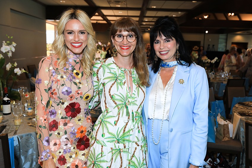 Co-chairwoman Montana Taplinger, speaker Lindsy Parrott and co-chairwoman Nikki Sedacca