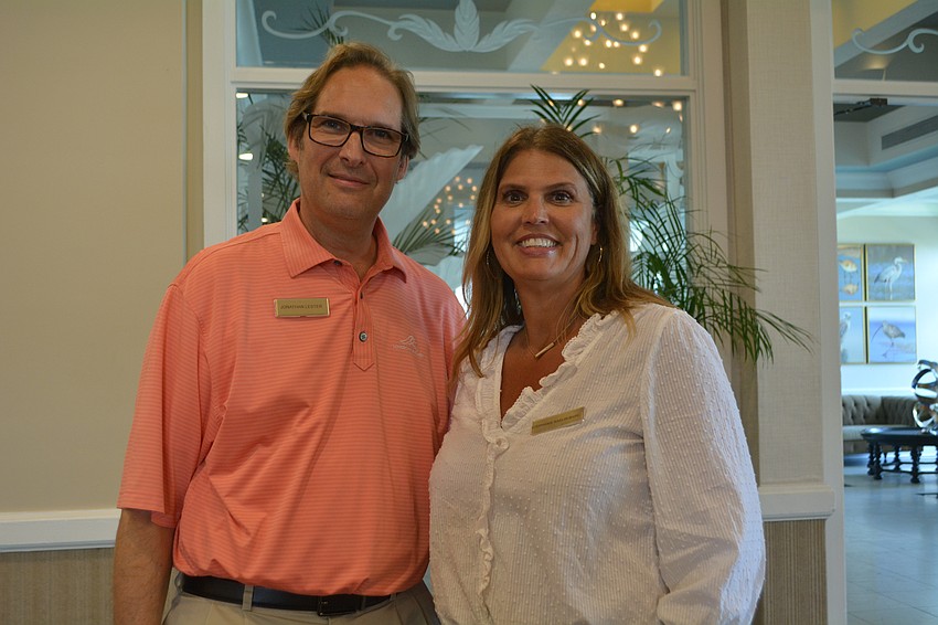Jonathan Lester, membership director, and Stephanie Kaelin-Bare, member events manager
